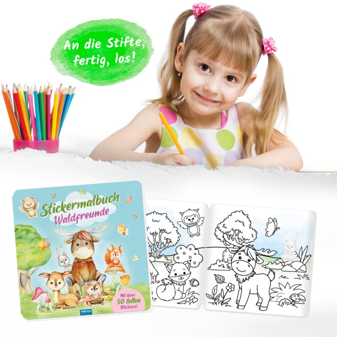 Stickermalbuch "Waldfreunde"