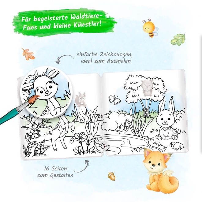 Stickermalbuch "Waldfreunde"
