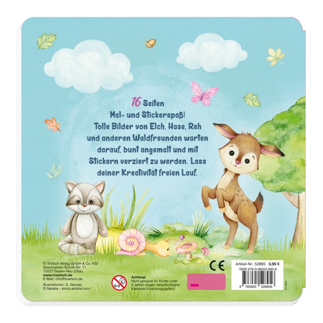 Stickermalbuch "Waldfreunde"
