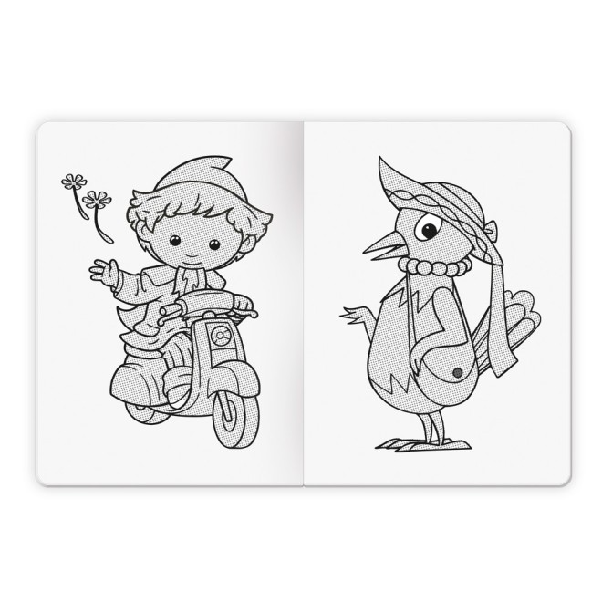 UNSER SANDMÄNNCHEN Zaubermalbuch