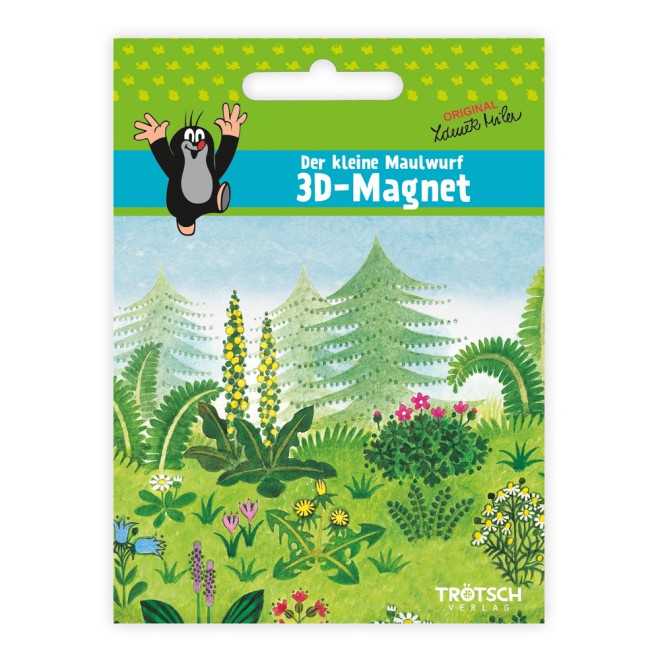 DER KLEINE MAULWURF 3D Magnet "Maulwurf mit Schaufel"