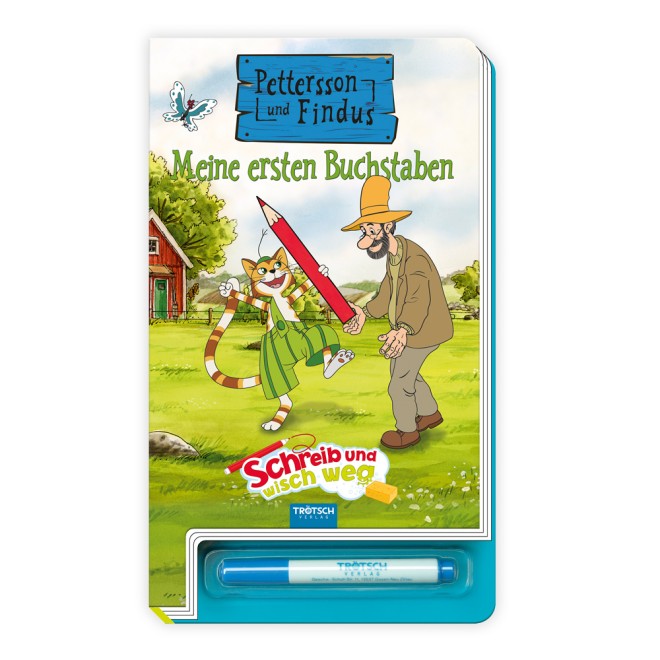PETTERSSON & FINDUS Schreib wisch und weg "Buchstaben"