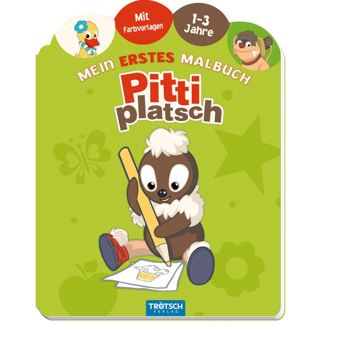 UNSER SANDMÄNNCHEN "Mein erstes Malbuch" Pittiplatsch
