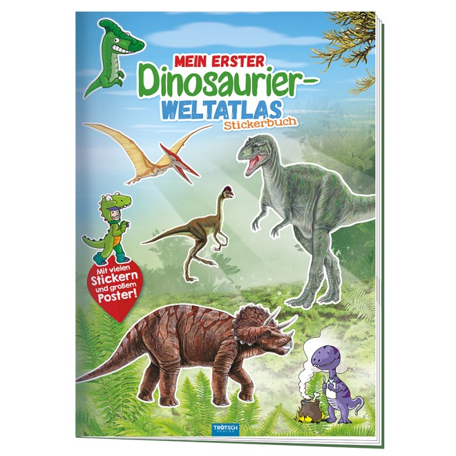 Stickerbuch "Mein Dinoatlas"