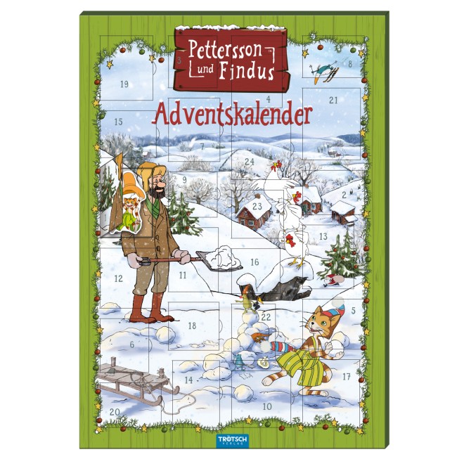 Magnet-Adventskalender Pettersson und Findus