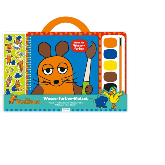 DIE MAUS Malset mit Farbpalette