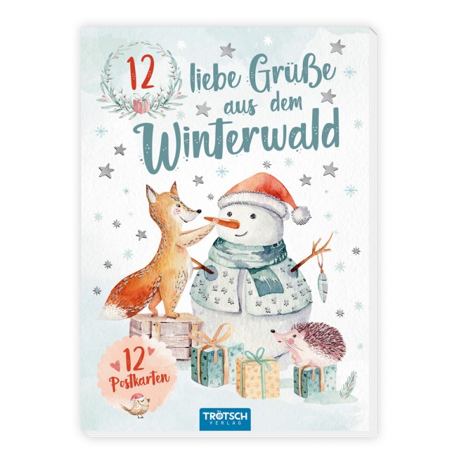 Postkartenbuch "Winterwald"