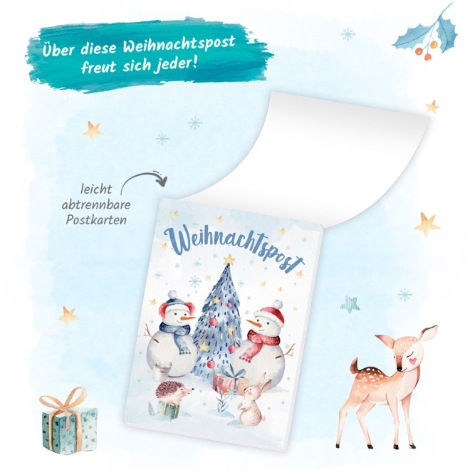 Postkartenbuch "Winterwald"