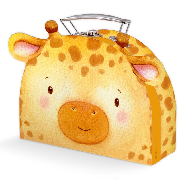 Koffer "Giraffe" formgestanzt