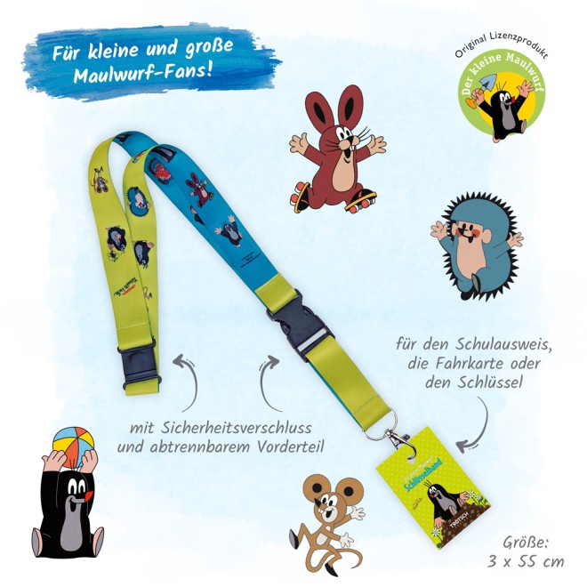 DER KLEINE MAULWURF Schlüsselband "Maulwurf"