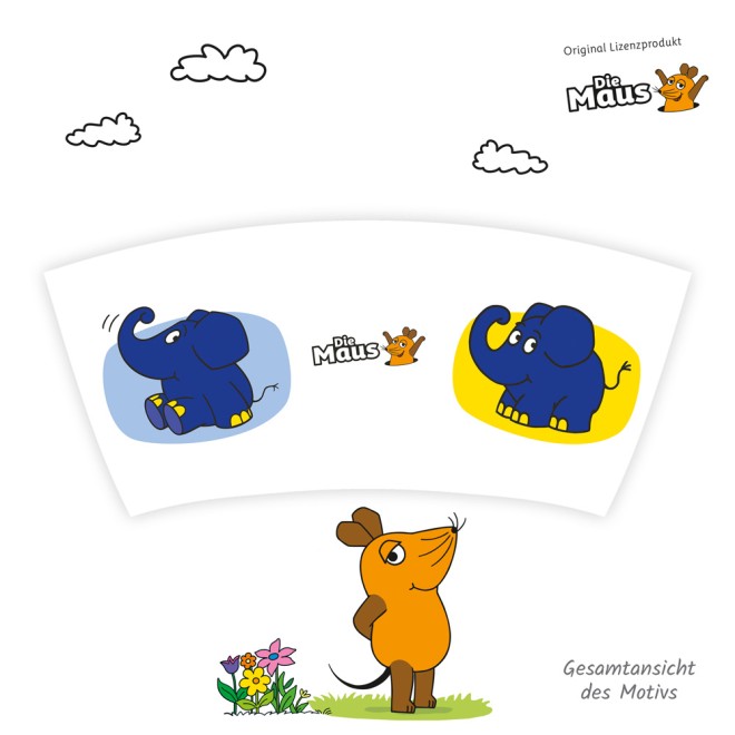 DIE MAUS Kindertasse "Elefant"