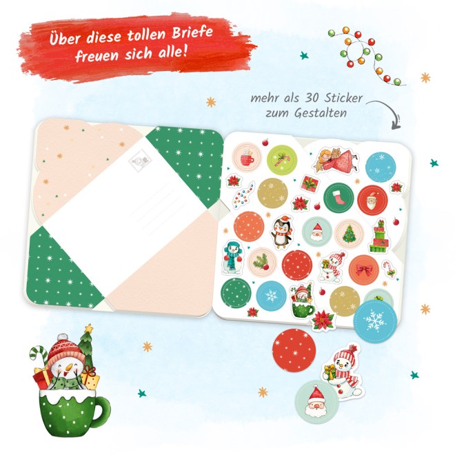 Briefpapierbuch Meine ersten Briefe "Weihnachten"