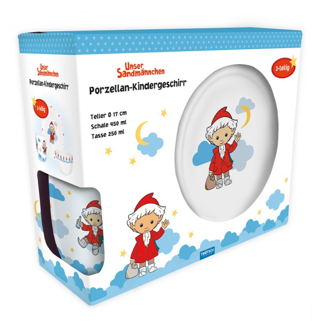 Geschirrset Sandmann