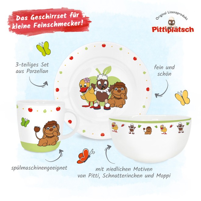 Geschirrset Pittiplatsch