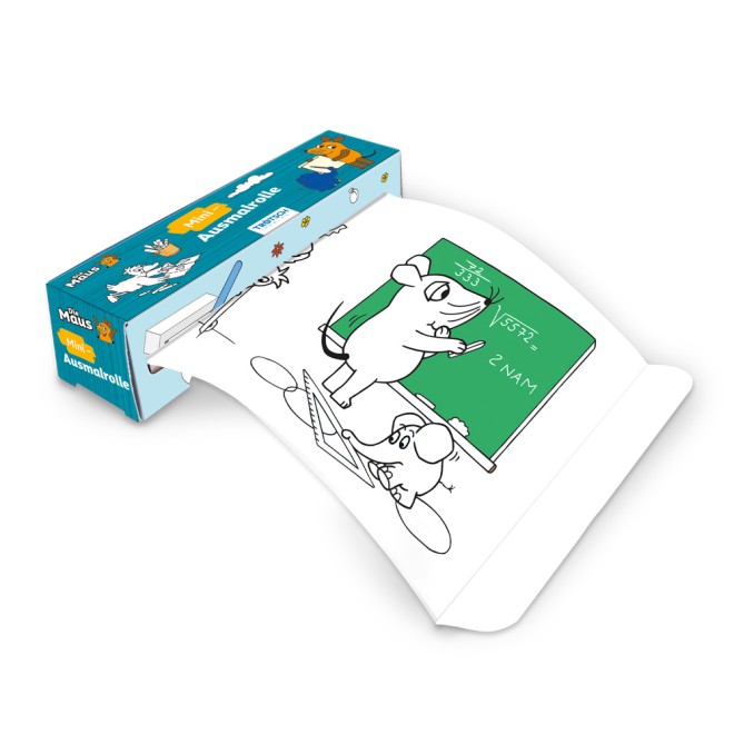 Die Maus Mini-Ausmalrolle