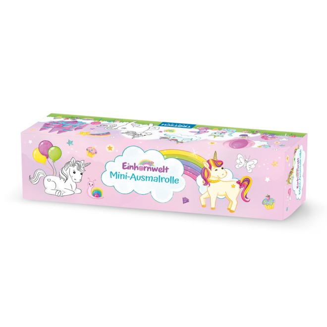 Mini-Ausmalrolle "Einhornwelt"