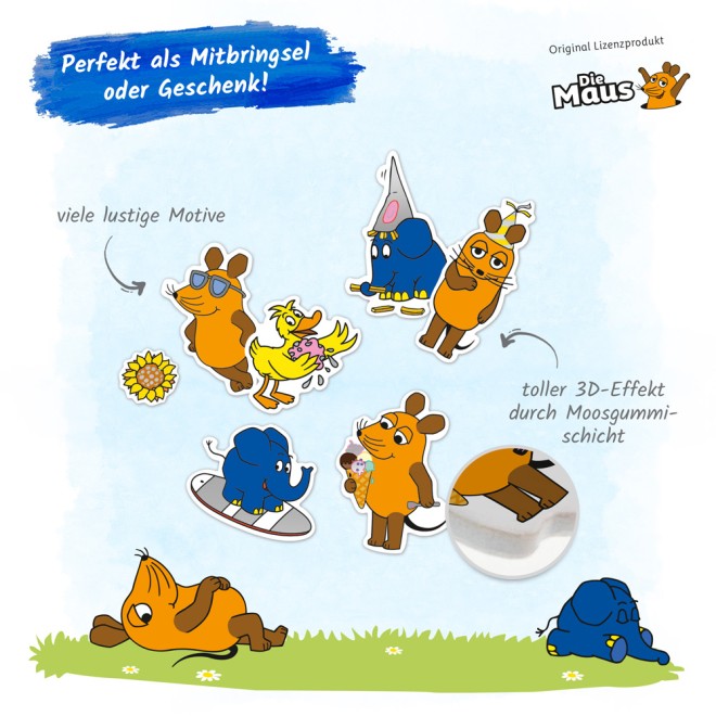 Die MAUS Soft-Sticker