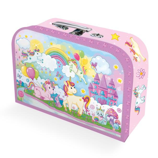 Kinderkoffer groß "Einhornwelt"