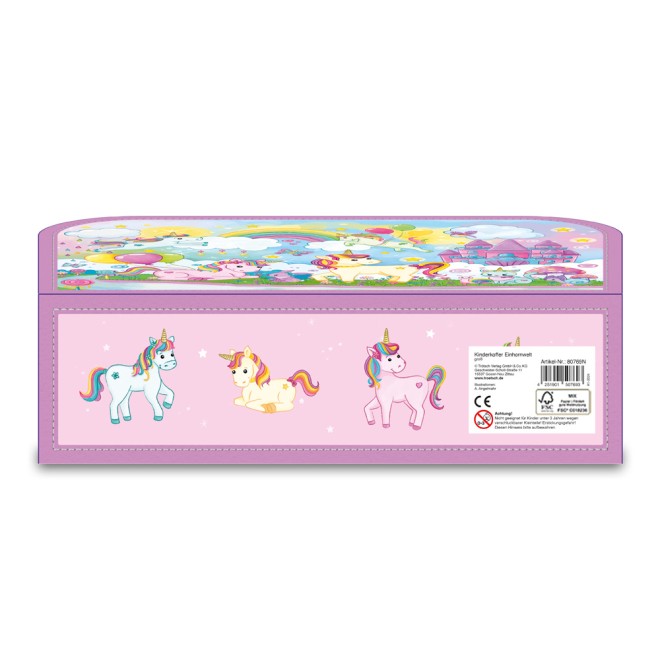 Kinderkoffer groß "Einhornwelt"