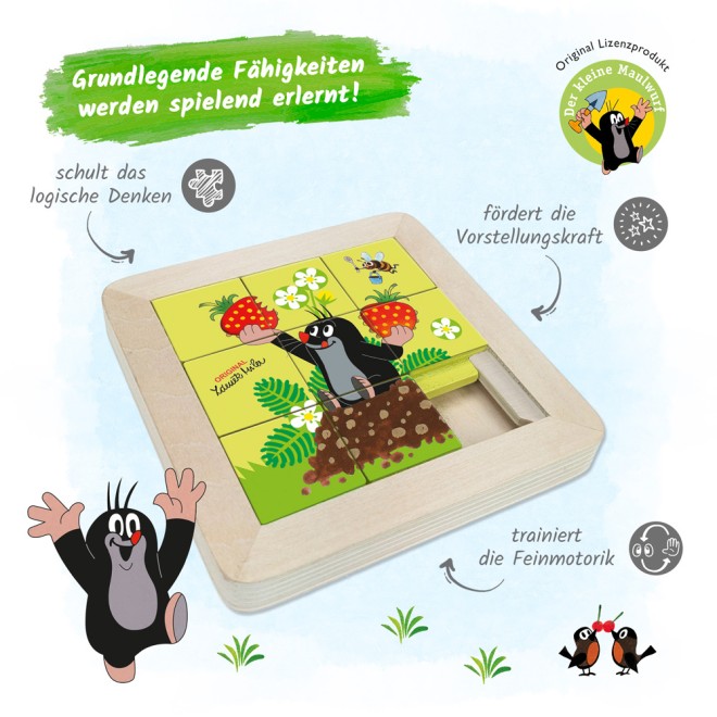 Der kleine Maulwurf Schiebepuzzle