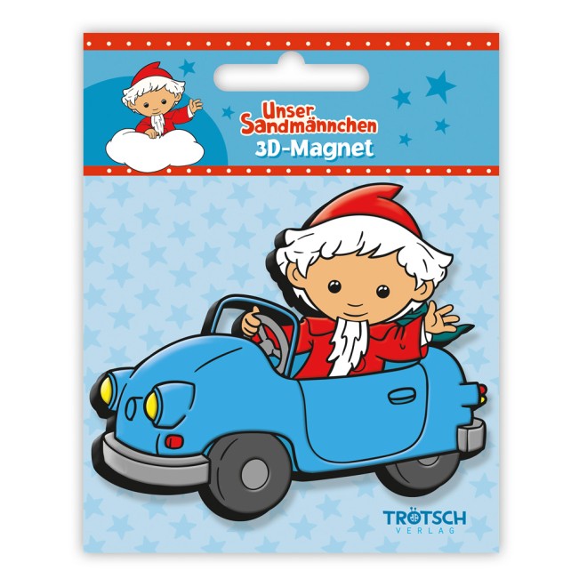 Unser Sandmännchen Magnet "Auto"