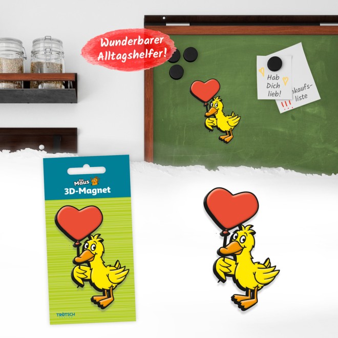 Die Maus Magnet "Ente"