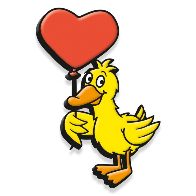 Die Maus Magnet "Ente"