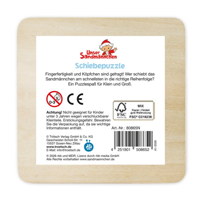Unser Sandmännchen Schiebepuzzle