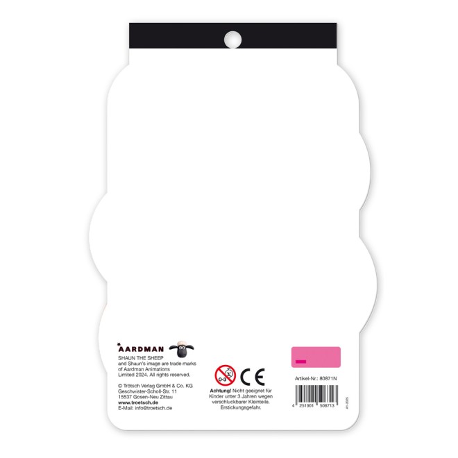 Shaun das Schaf Stickerblock