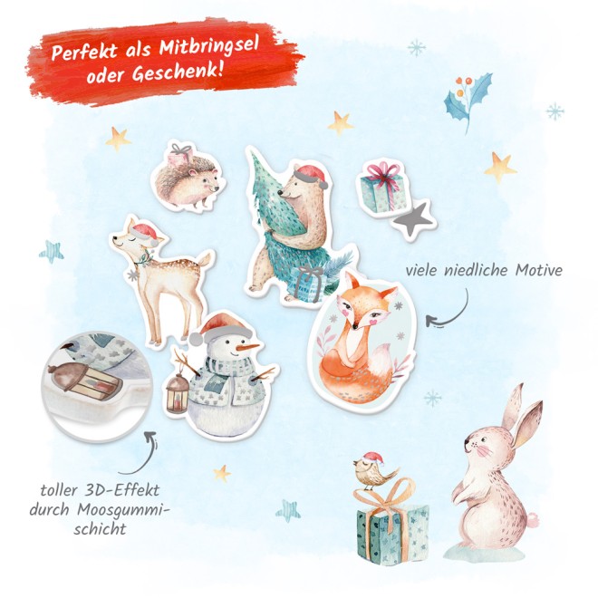 Soft-Sticker "Winterwald"