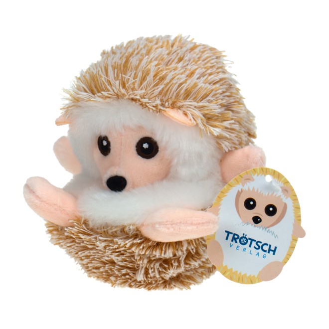 Plüschigel beige