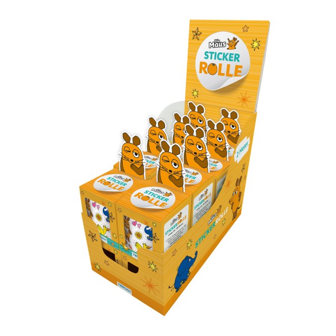 Die Maus Stickerrolle