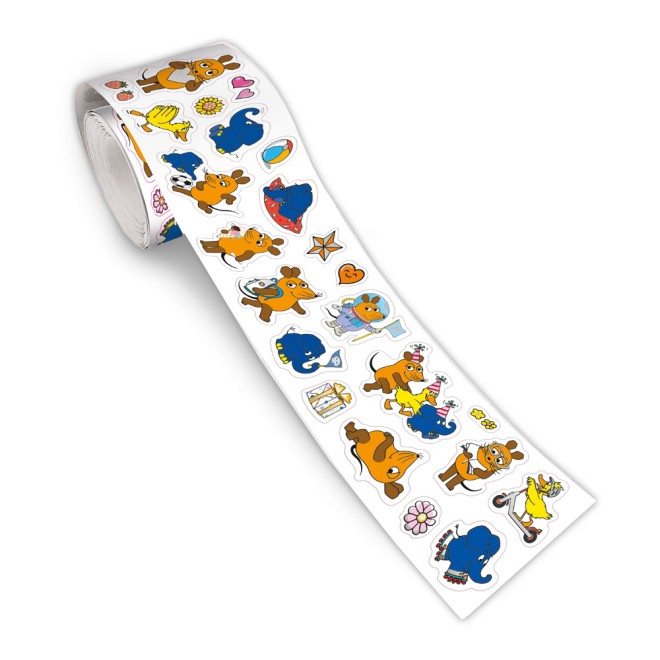 Die Maus Stickerrolle