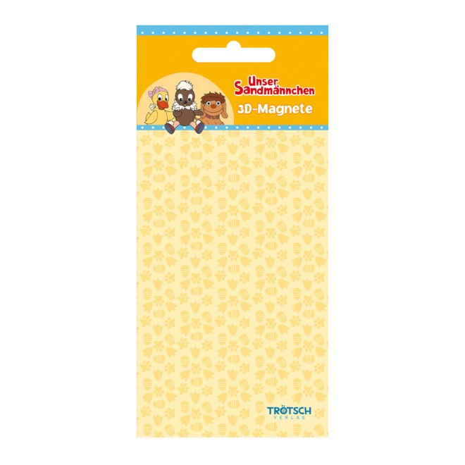 Unser Sandmännchen 3er Set 3D-Magnete Drei Freunde