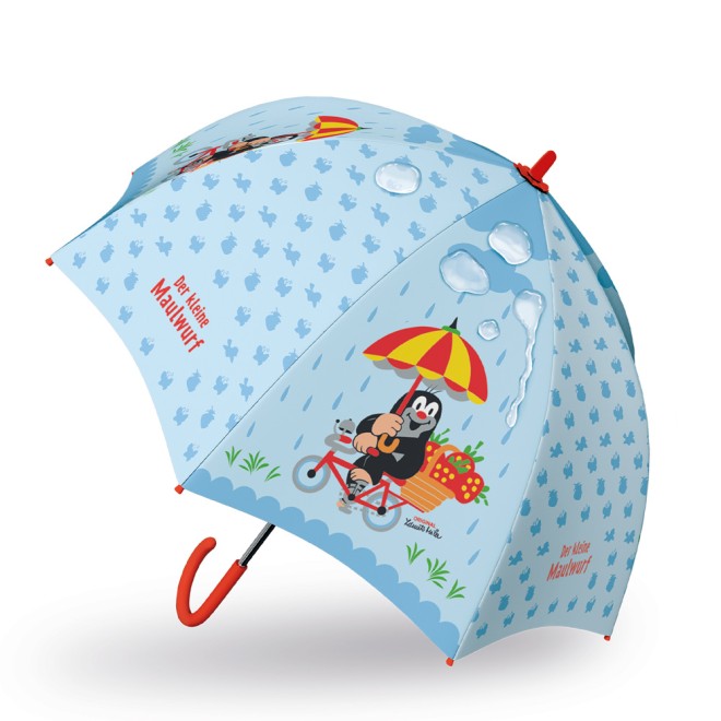 Der kleine Maulwurf Kinderregenschirm mit Farbwechsel
