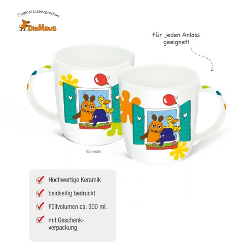 DIE MAUS Tasse im Haus "Maus und Freunde"