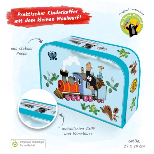 DER KLEINE MAULWURF Kinderkoffer groß Maulwurf