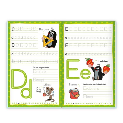 Der kleine Maulwurf Übungsbuch "Buchstaben"