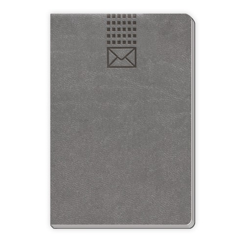 Adressbuch Soft anthrazit mini