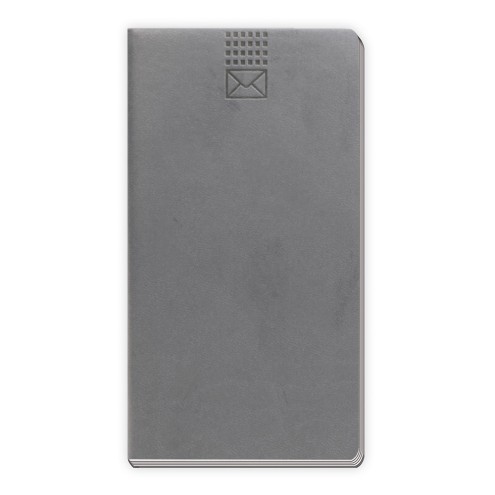 Adressbuch Soft anthrazit slim