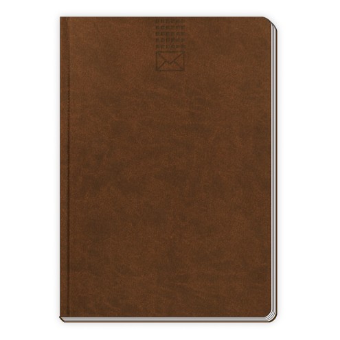 Adressbuch A 5 Soft braun