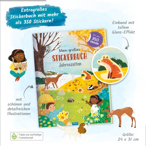 Mein großes Stickerbuch "Jahreszeiten"