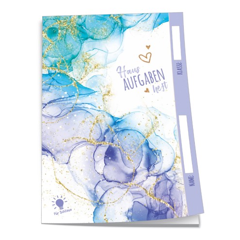 Hausaufgabenheft für Schlaue Glitter