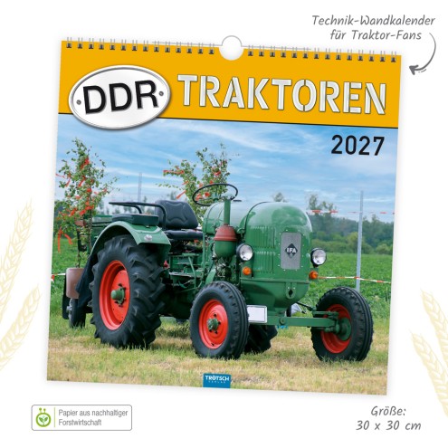 Technikkalender DDR-Traktoren 2027