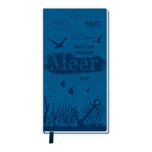 Taschenterminer Soft Touch Maritim 2027