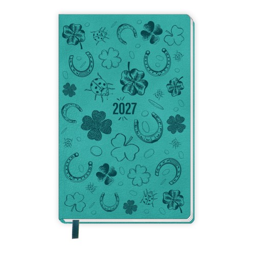 Taschenkalender A6 Soft Touch Glück 2027