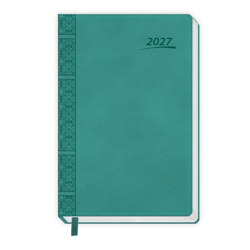 Buchkalender A5 Aqua 2027