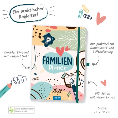 Wochenbuch Familienplaner 2027