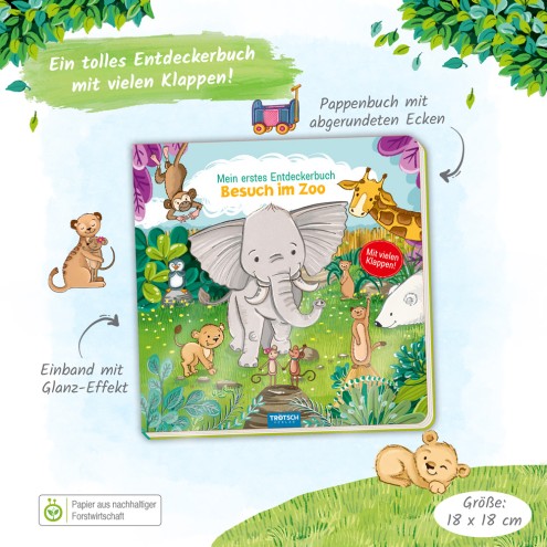 Mein erstes Entdeckerbuch "Besuch im Zoo"