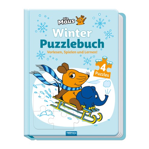 Die Maus Winter-Puzzlebuch
